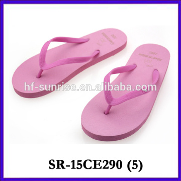 2015 mais recente flip flops design para o deslizador de praia